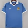Manchester City 1981/82 Retro Home Jersey Fan Version - Front View | KFCOOL