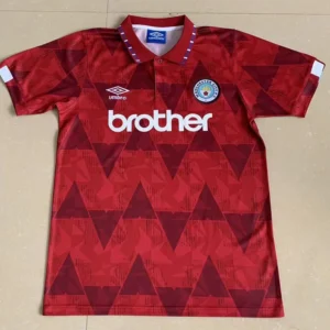 Manchester City 1991/92 Retro Away Jersey Fan Version - Front View Manchester City 1991/92 Retro Away Jersey Fan Version - Front View | KFCOOL