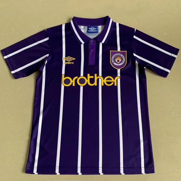 Manchester City 1993/94 Retro Away Jersey Fan Version - Front View | KFCOOL