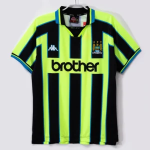 Manchester City 1998/99 Retro Away Jersey Fan Version - Front View | KFCOOL