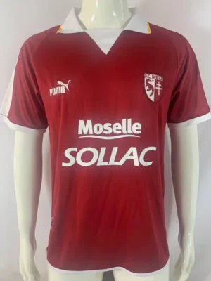 Metz 2003/04 Retro Home Jersey Fan Version - Front View | KFCOOL