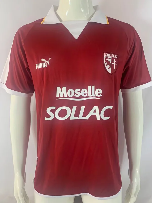 Metz 2003/04 Retro Home Jersey Fan Version - Front View Metz 2003/04 Retro Home Jersey Fan Version - Front View | KFCOOL