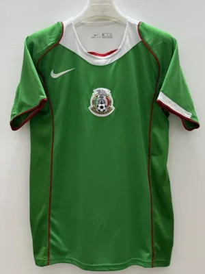 Mexico 2004/05 Retro Home Jersey Fan Version - Front View Mexico 2004/05 Retro Home Jersey Fan Version - Front View | KFCOOL