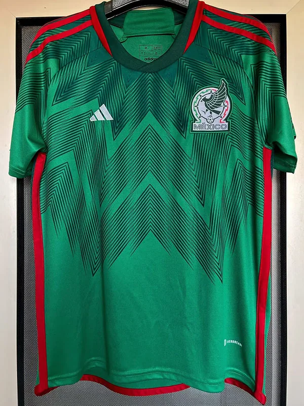 Mexico 2022/23 Home Jersey Fan Version - Front View | KFCOOL