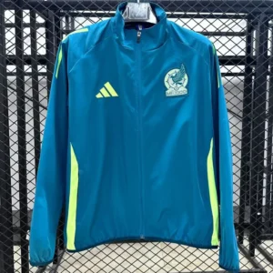 Mexico 2025/26 Blue Windbreaker - Front View | KFCOOL