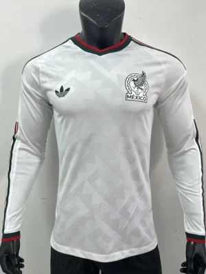 Mexico 2026/27 Away Long Sleeve Jersey Player Version - Front View Mexico 2026/27 Away Long Sleeve Jersey Player Version - Front View | KFCOOL