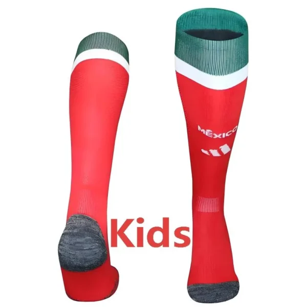 Mexico 2026/27 Home Socks - Front View | KFCOOL