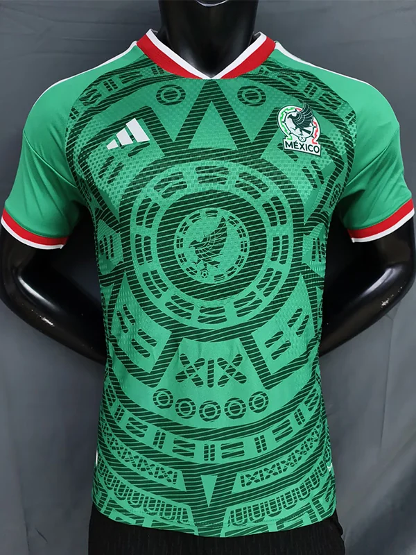 Mexico 2026/27 Home Jersey Player Version - Front View Mexico 2026/27 Home Jersey Player Version - Front View | KFCOOL