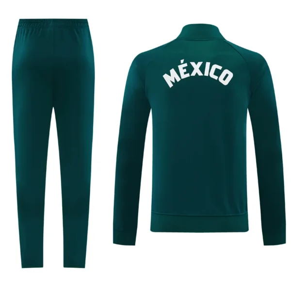 Mexico 2026/27 Dark Green Jacket Tracksuit - Back View - KFCool – Football Jerseys & Soccer Kits Store Mexico 2026/27 Dark Green Jacket Tracksuit - Back View | KFCOOL