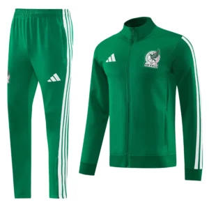 Mexico 2026/27 Green White Jacket Tracksuit - Front View Mexico 2026/27 Green White Jacket Tracksuit - Front View | KFCOOL