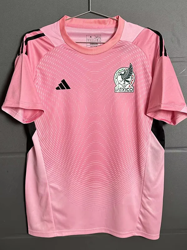 Mexico 2026/27 Goalkeeper Pink Jersey Fan Version - Front View Mexico 2026/27 Goalkeeper Pink Jersey Fan Version - Front View | KFCOOL