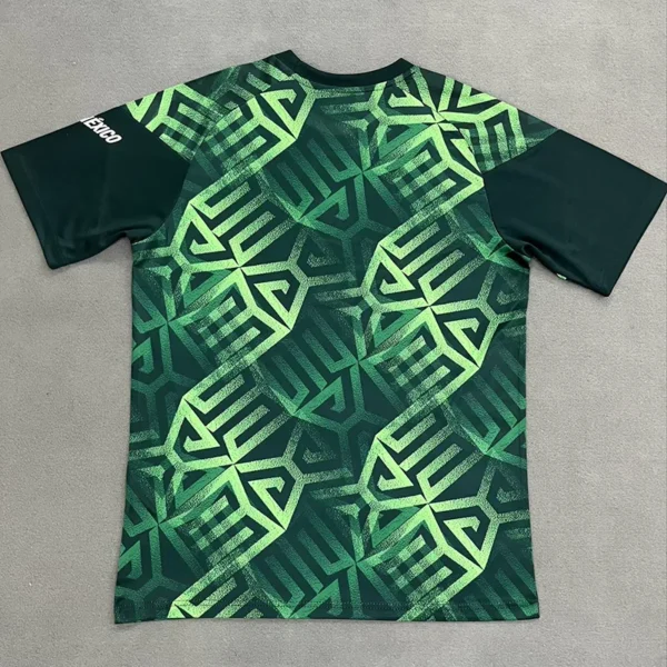 Mexico 2026/27 Green Yellow Training Shirt Fan Version - Back View Mexico 2026/27 Green Yellow Training Shirt Fan Version - Back View | KFCOOL