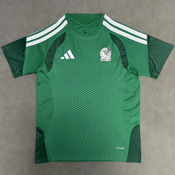 Mexico 2026/27 Green White Training Shirt Fan Version - Front View Mexico 2026/27 Green White Training Shirt Fan Version - Front View | KFCOOL