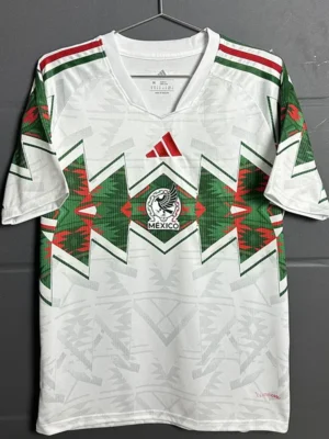 Mexico 2026/27 White Green Special Edition Training Shirt Fan Version - Front View | KFCOOL