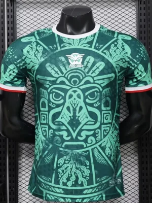Mexico 2026/27 Green Special Edition Training Shirt Player Version - Front View Mexico 2026/27 Green Special Edition Training Shirt Player Version - Front View | KFCOOL