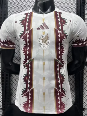Mexico 2026/27 White Brown Special Edition Training Shirt Player Version - Front View | KFCOOL
