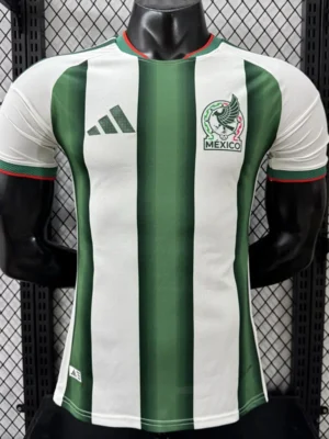 Mexico 2026/27 Green White Special Edition Training Shirt Player Version - Front View Mexico 2026/27 Green White Special Edition Training Shirt Player Version - Front View | KFCOOL