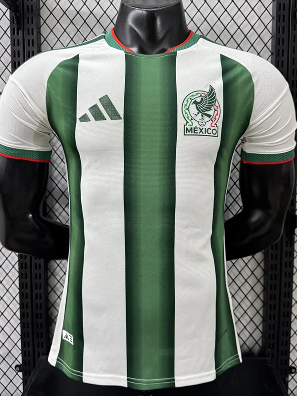 Mexico 2026/27 Green White Special Edition Training Shirt Player Version - Front View Mexico 2026/27 Green White Special Edition Training Shirt Player Version - Front View | KFCOOL
