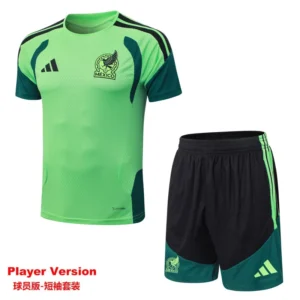 Mexico 2026/27 Green Training Short Suit Player Version - Front View Mexico 2026/27 Green Training Short Suit Player Version - Front View | KFCOOL