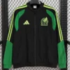 Mexico 2026/27 Black Green Windbreaker - Front View - KFCool – Football Jerseys & Soccer Kits Store Mexico 2026/27 Black Green Windbreaker - Front View | KFCOOL