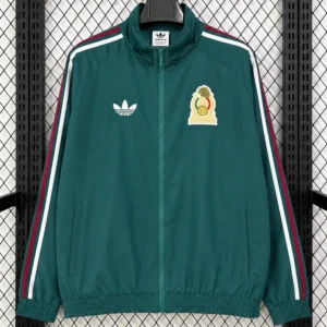 Mexico 2026/27 Green Windbreaker - Front View | KFCOOL