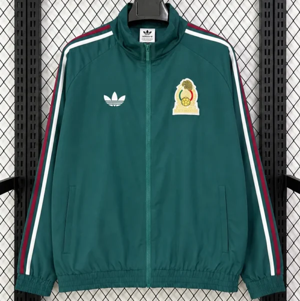 Mexico 2026/27 Green Windbreaker - Front View - KFCool – Football Jerseys & Soccer Kits Store Mexico 2026/27 Green Windbreaker - Front View | KFCOOL