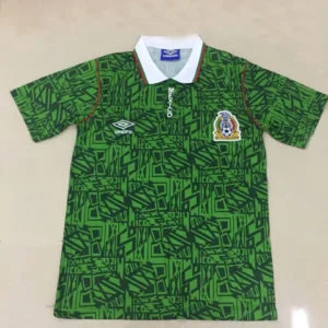 Mexico 1994/95 Retro Home Jersey Fan Version - Front View | KFCOOL