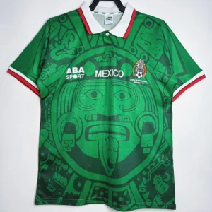 Mexico 1998/99 Retro Home Jersey Fan Version - Front View | KFCOOL