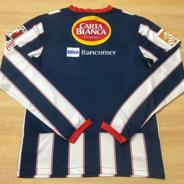 Monterrey 2009/10 Retro Home Long Sleeve Jersey Fan Version - Back View | KFCOOL