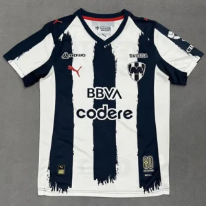 Monterrey 2025/26 Home White Jersey Fan Version - Front View | KFCOOL