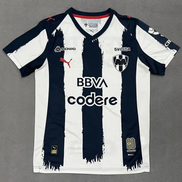 Monterrey 2025/26 Home White Jersey Fan Version - Front View | KFCOOL