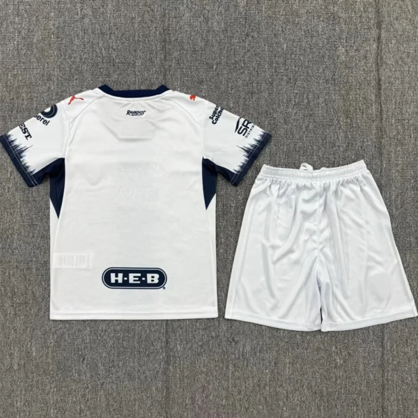 Monterrey 2026/27 Away Kids Kit Fan Version - Back View | KFCOOL