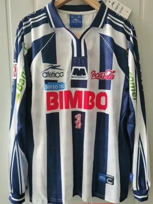 Monterrey 1999/00 Retro Home Long Sleeve Jersey Fan Version - Front View Monterrey 1999/00 Retro Home Long Sleeve Jersey Fan Version - Front View | KFCOOL
