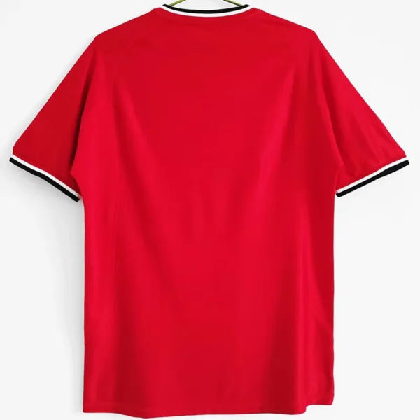 Manchester United 2001/02 Retro Home Jersey Fan Version - Back View | KFCOOL