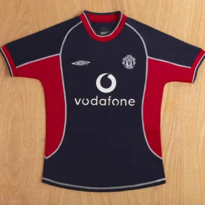 Manchester United 2001/02 Retro Third Jersey Fan Version - Front View Manchester United 2001/02 Retro Third Jersey Fan Version - Front View | KFCOOL
