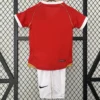 Manchester United 2006/07 Retro Away Kids Kit Fan Version - Back View | KFCOOL