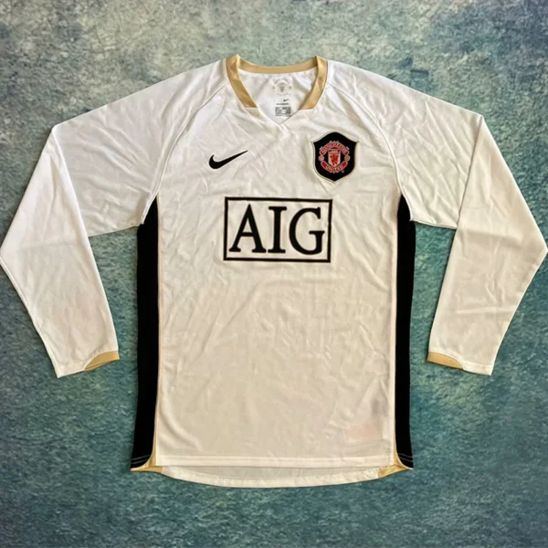 Manchester United 2006/07 Retro Away Long Sleeve Jersey Fan Version - Front View Manchester United 2006/07 Retro Away Long Sleeve Jersey Fan Version - Front View | KFCOOL