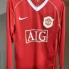 Manchester United 2006/07 Retro Home Long Sleeve Jersey Player Version - Front View Manchester United 2006/07 Retro Home Long Sleeve Jersey Player Version - Front View | KFCOOL