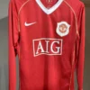 Manchester United 2006/07 Retro Home Long Sleeve Jersey Player Version - Detail View 3 Manchester United 2006/07 Retro Home Long Sleeve Jersey Player Version - Detail View 3 | KFCOOL