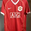Manchester United 2006/07 Retro Home Jersey Player Version - Front View Manchester United 2006/07 Retro Home Jersey Player Version - Front View | KFCOOL
