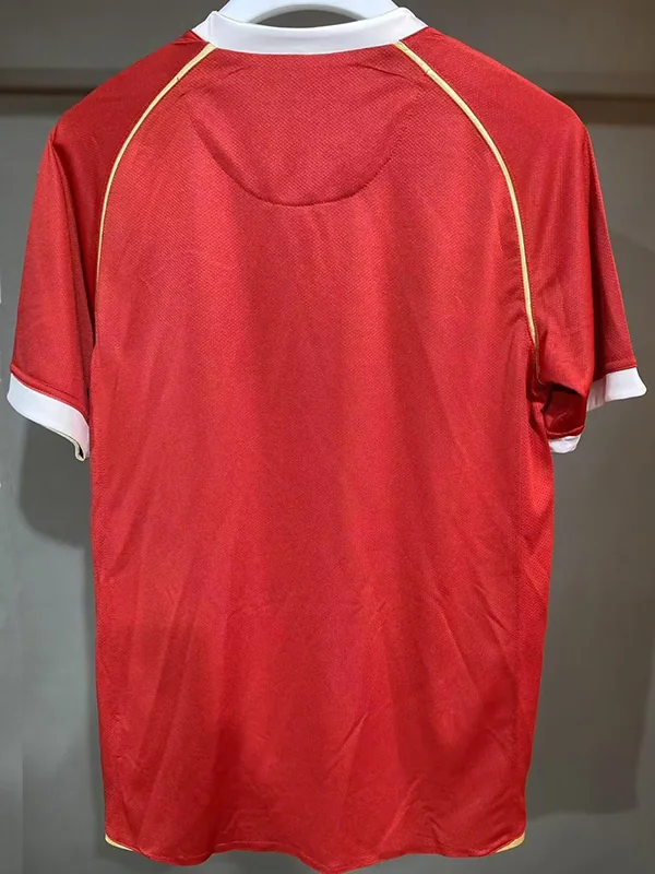 Manchester United 2006/07 Retro Home Jersey Player Version - Back View Manchester United 2006/07 Retro Home Jersey Player Version - Back View | KFCOOL