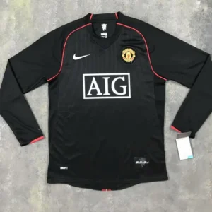 Manchester United 2007/08 Retro Away Long Sleeve Jersey Fan Version - Front View Manchester United 2007/08 Retro Away Long Sleeve Jersey Fan Version - Front View | KFCOOL