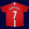 Cristiano Ronaldo #7 Manchester United 2007/08 Retro Home Jersey Fan Version - Back View | KFCOOL