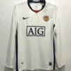 Manchester United 2008/09 Retro Away Long Sleeve Jersey Fan Version - Front View | KFCOOL