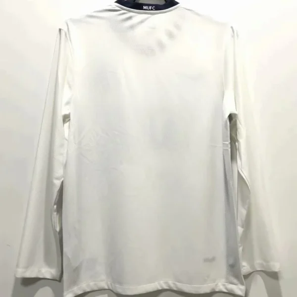 Manchester United 2008/09 Retro Away Long Sleeve Jersey Fan Version - Back View | KFCOOL