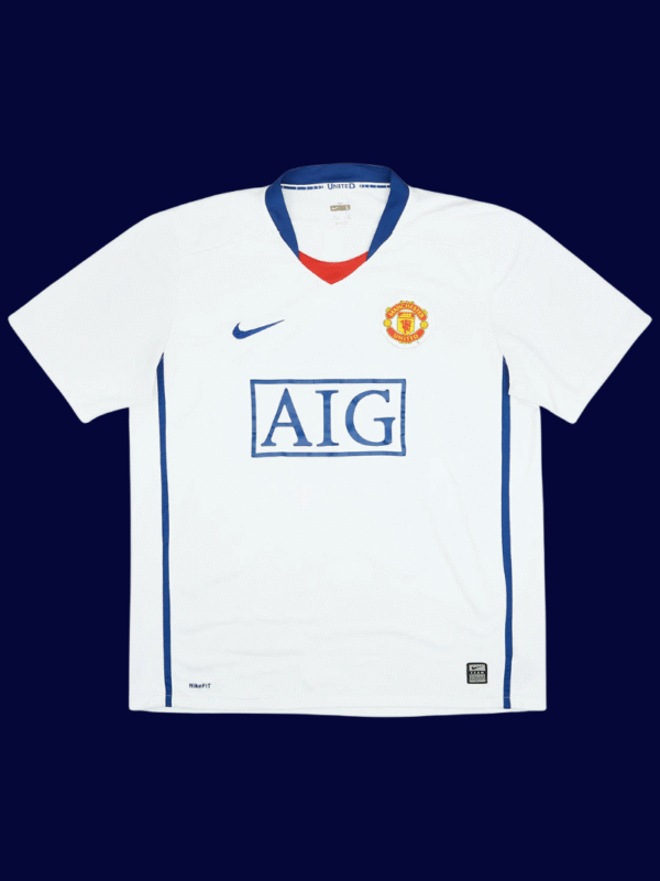 Cristiano Ronaldo #7 Manchester United 2008/09 Retro Away Jersey Fan Version - Front View | KFCOOL
