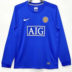 Manchester United 2008/09 Retro Third Long Sleeve Jersey Fan Version - Front View | KFCOOL