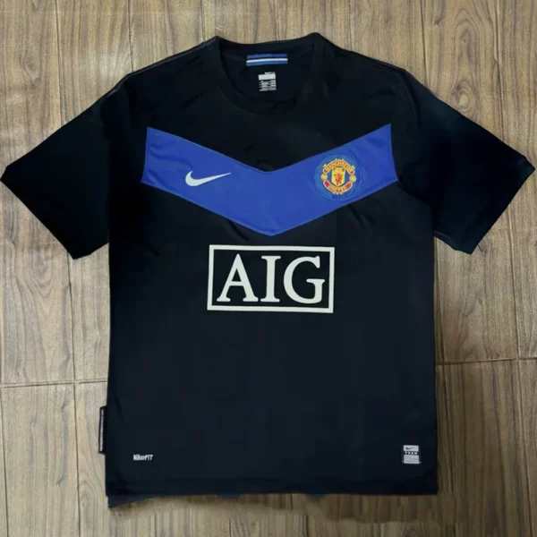 Manchester United 2009/10 Retro Away Jersey Fan Version - Front View | KFCOOL