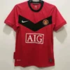 Manchester United 2009/10 Retro Home Jersey Fan Version - Front View | KFCOOL