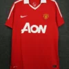 Manchester United 2010/11 Retro Home Jersey Fan Version - Front View | KFCOOL